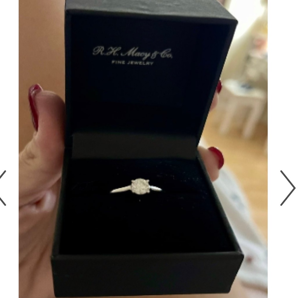 1/2 ct diamond ring from Macy’s signature collection original price was 2,700